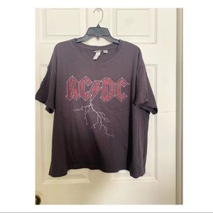 USED H&M AC/DC TSHIRT